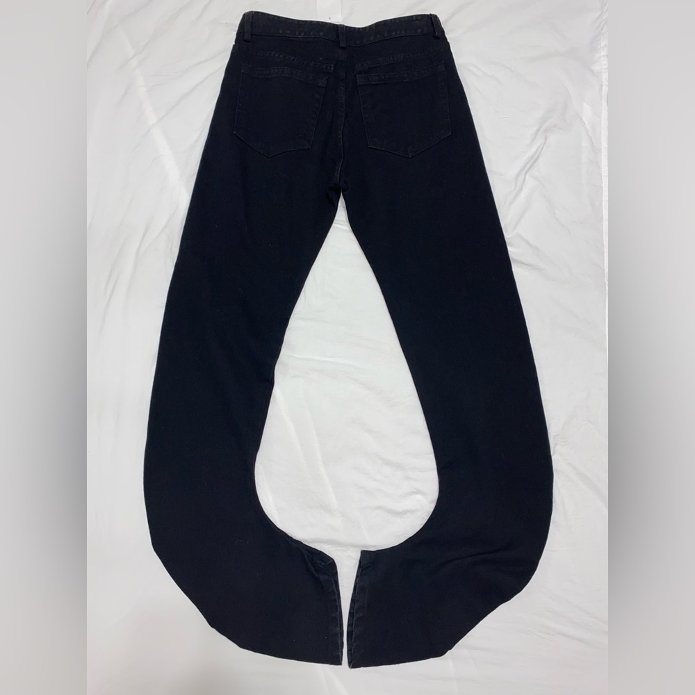 VAQUERA NYC designer black scrunch pants / jeans women’s size 27 - Picture 10 of 14